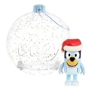 NWT. BLUEY Christmas Ornament with Bluey Figure